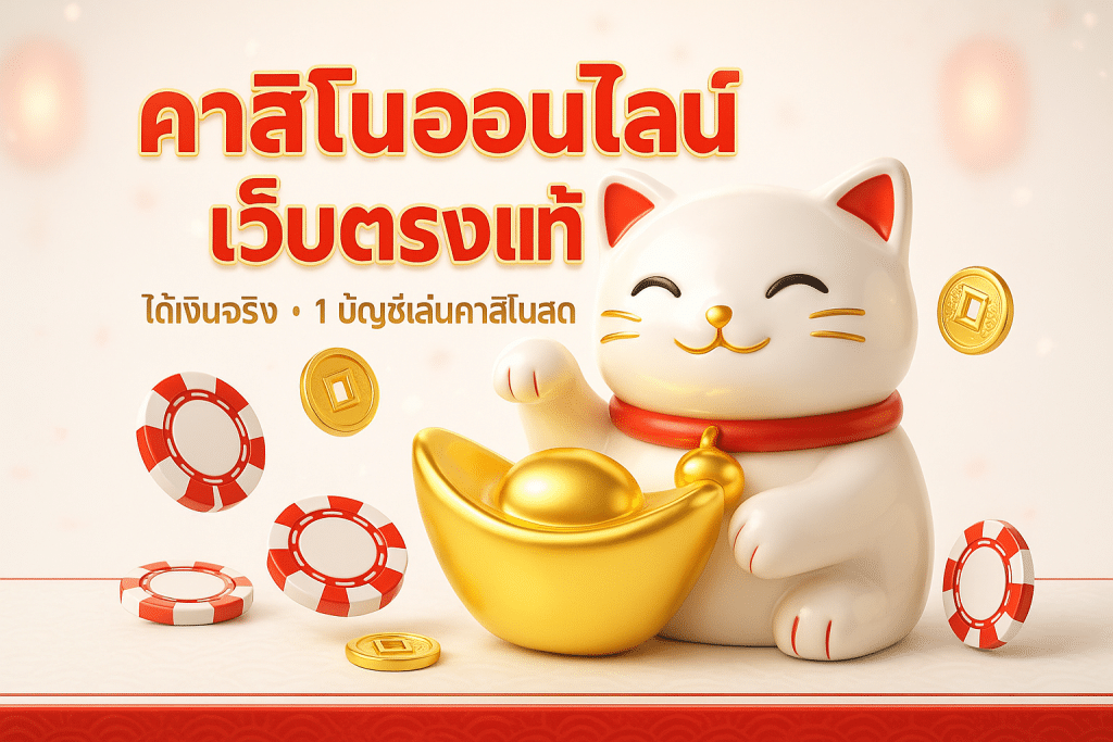คาสิโนออนไลน์ เว็บตรงแท้